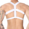 MenSexyWear Harnais élastique Multi Band Blanc